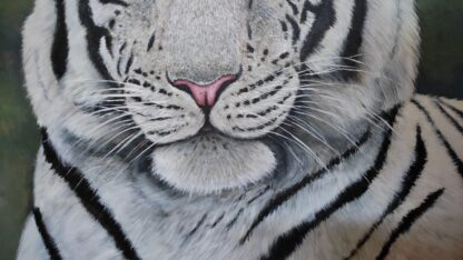Tigre Branco - Acrílico sobre tela - Imagem 5