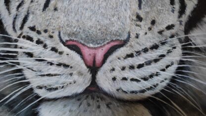 Tigre Branco - Acrílico sobre tela - Imagem 6