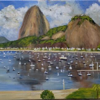 Enseada de Botafogo e o Majestoso Pão de Açúcar