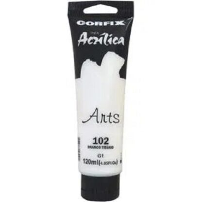 Kit Tinta acrílica Corfix Arts 120ml de pintura em tela (8 Cores) - Imagem 2