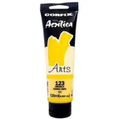 Kit Tinta acrílica Corfix Arts 120ml de pintura em tela (8 Cores) - Imagem 3