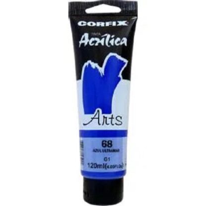 Kit Tinta acrílica Corfix Arts 120ml de pintura em tela (8 Cores) - Imagem 4