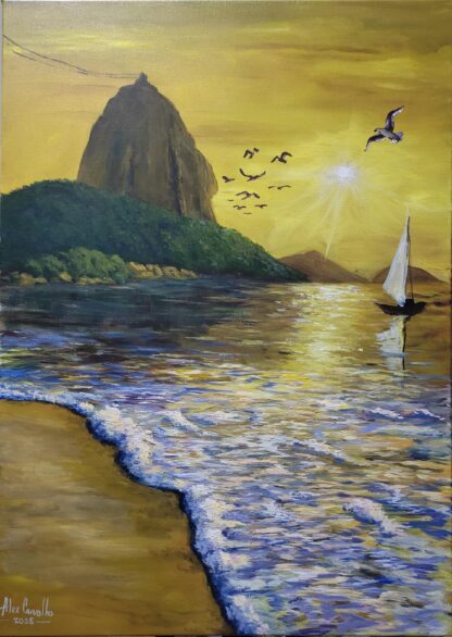 Reflexos dourados da Guanabara